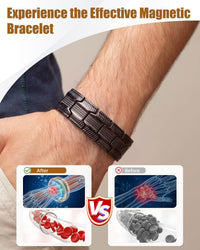 Jeracol Copper Bracelets for Men,99% Pure Copper Magnetic Bracelet