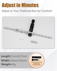 Jeracol Copper Bracelet & Ring for Women, Ultra Strength Magnetic Bracelet with 3800 Gauss Magnets, Four-Leaf Clover & Infinity Heart Symbol & Crystal, Adjustable Tools and Jewelry Gift Box