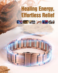 Jeracol Copper Bracelets for Men,99% Pure Copper Magnetic Bracelet