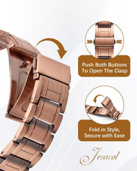 Jeracol Copper Bracelets for Men,99% Pure Copper Magnetic Bracelet