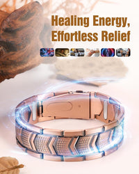 Jeracol Copper Bracelets for Men,99% Pure Copper Magnetic Bracelet